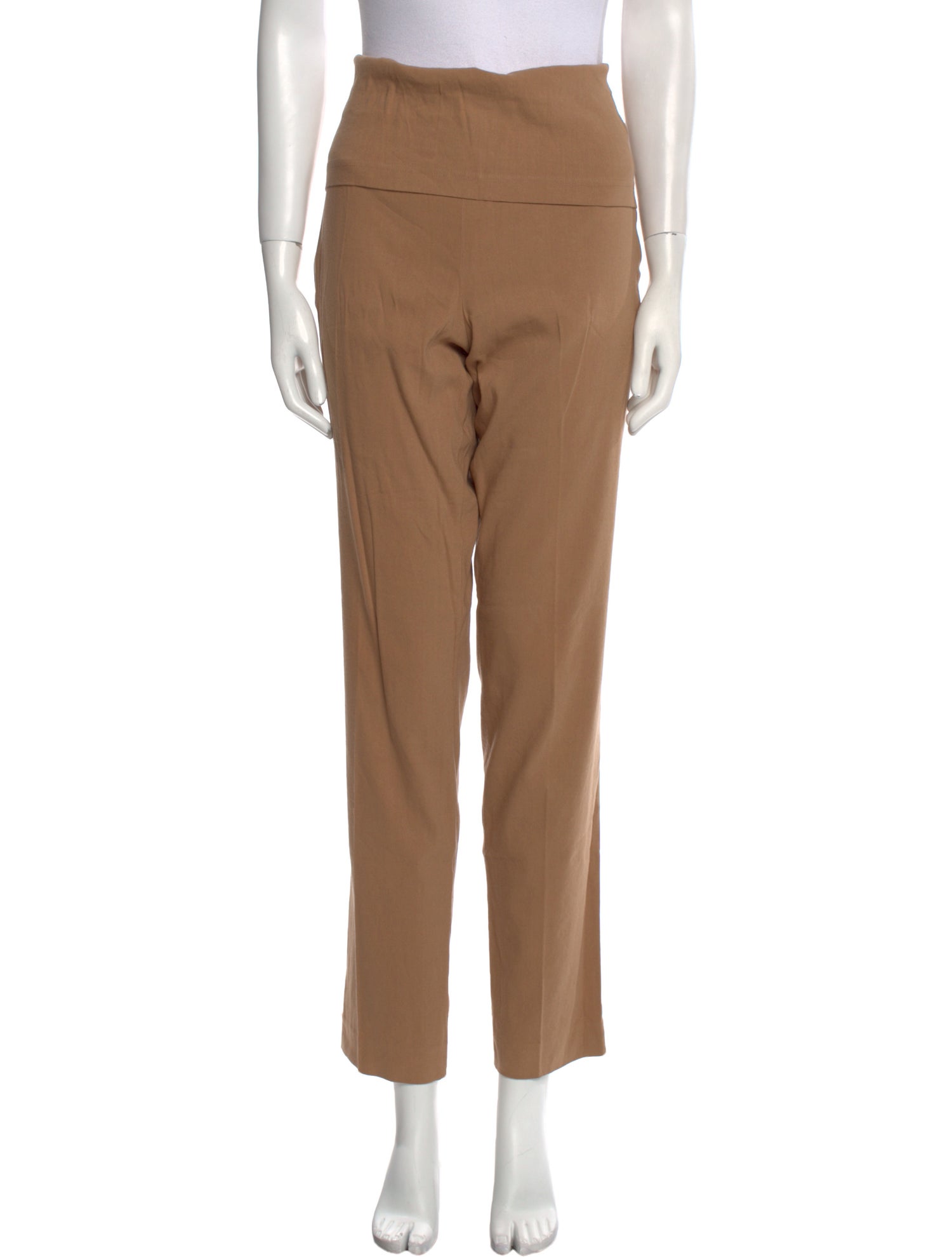 Donna Karan Silk Straight Leg Pants
