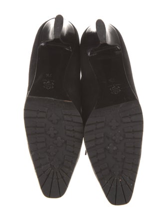 Donna Karan Suede Lace-Up Boots