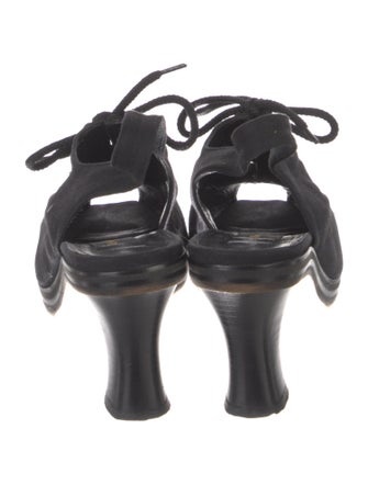 Donna Karan Canvas Slingback Pumps