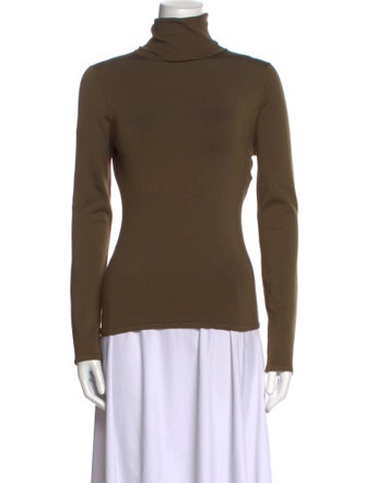 Donna Karan Turtleneck Long Sleeve Top