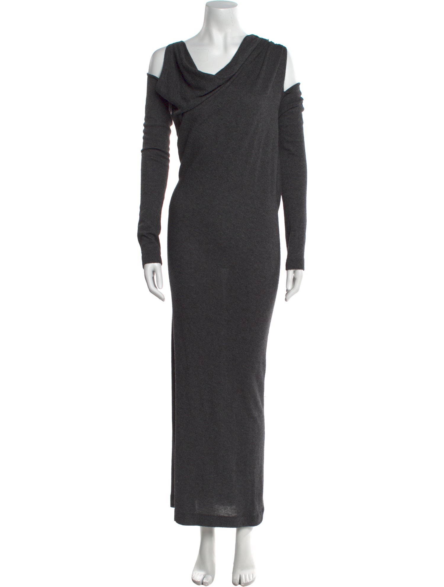 Donna Karan Cowl Neck Long Dress