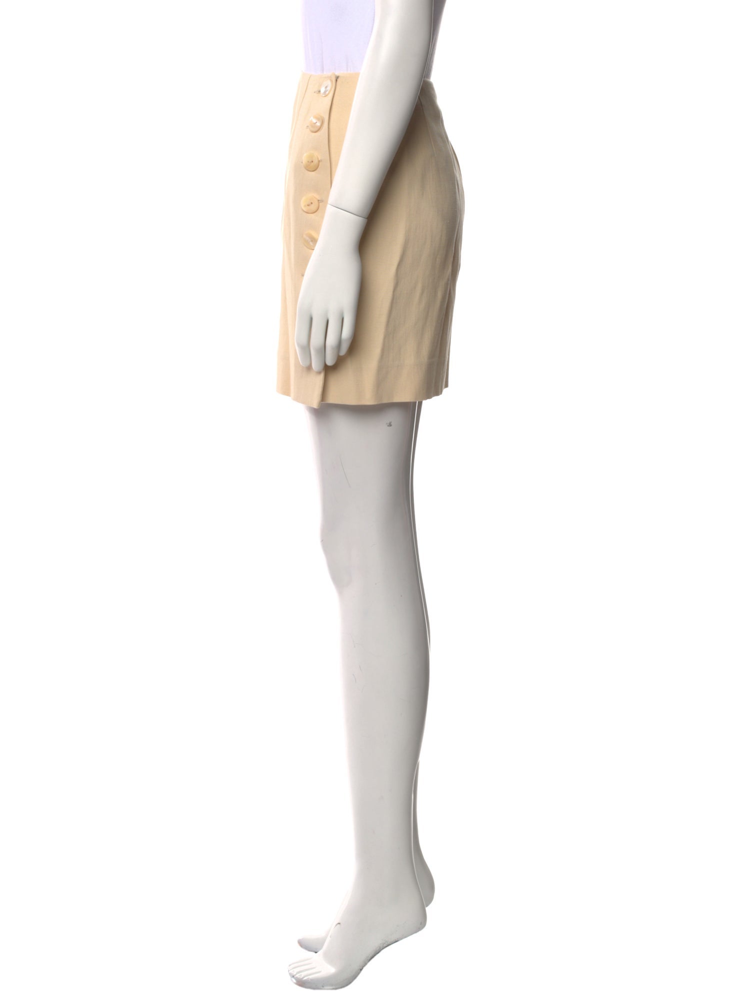 Donna Karan Linen Mini Skirt