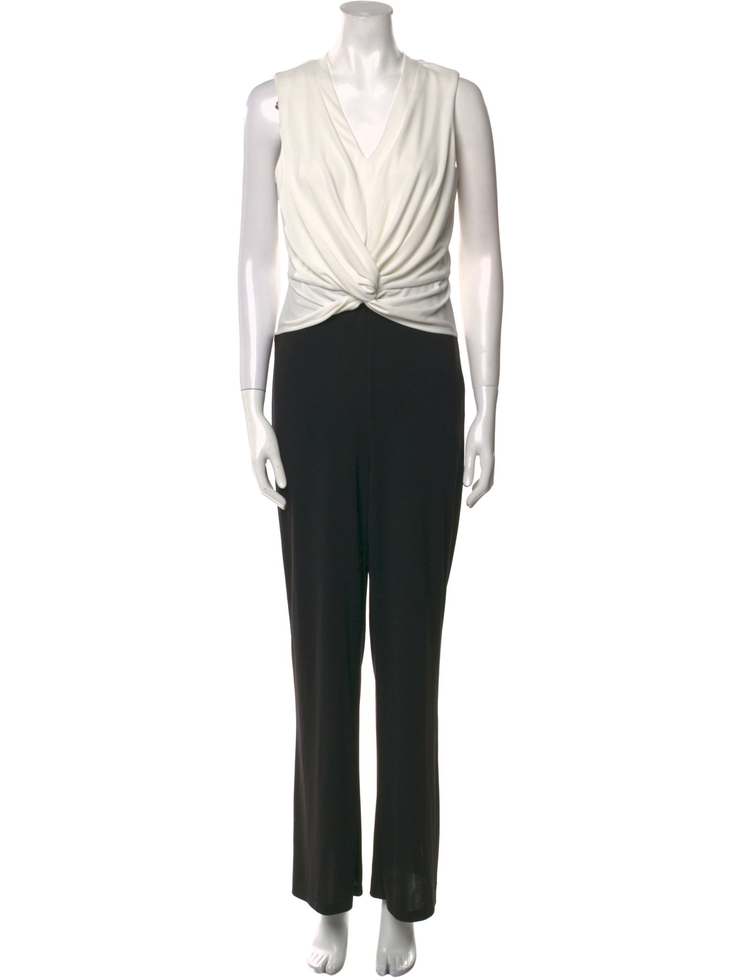 Donna Karan Crew Neck Jumpsuit