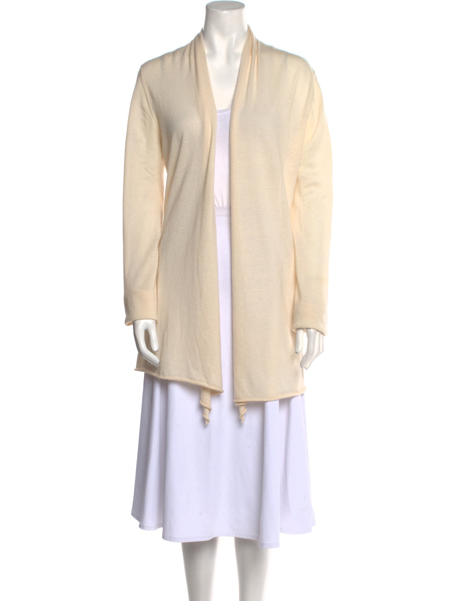 Donna Karan Cashmere Open Front Sweater