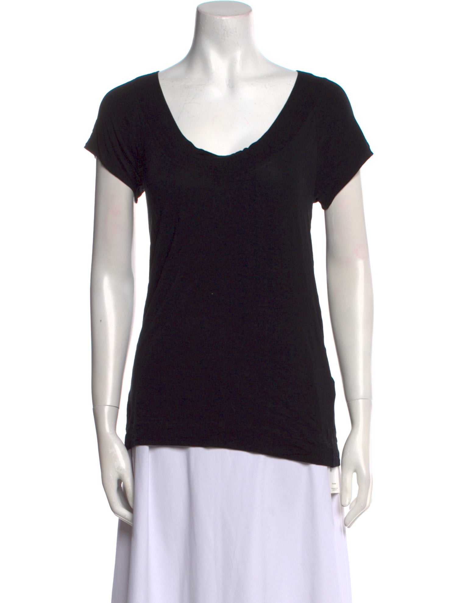 Donna Karan Scoop Neck Short Sleeve T-Shirt
