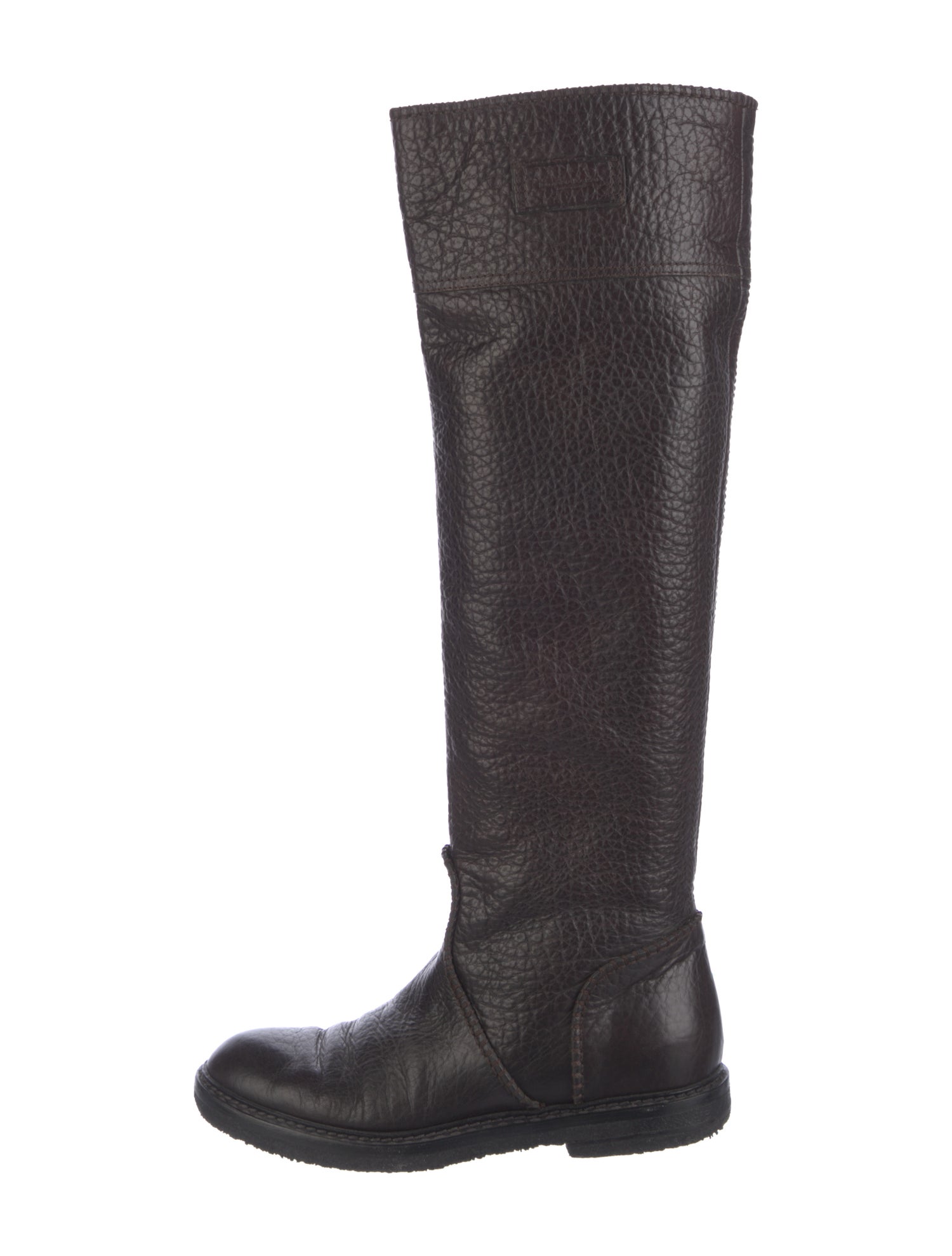 Donna Karan Leather Riding Boots