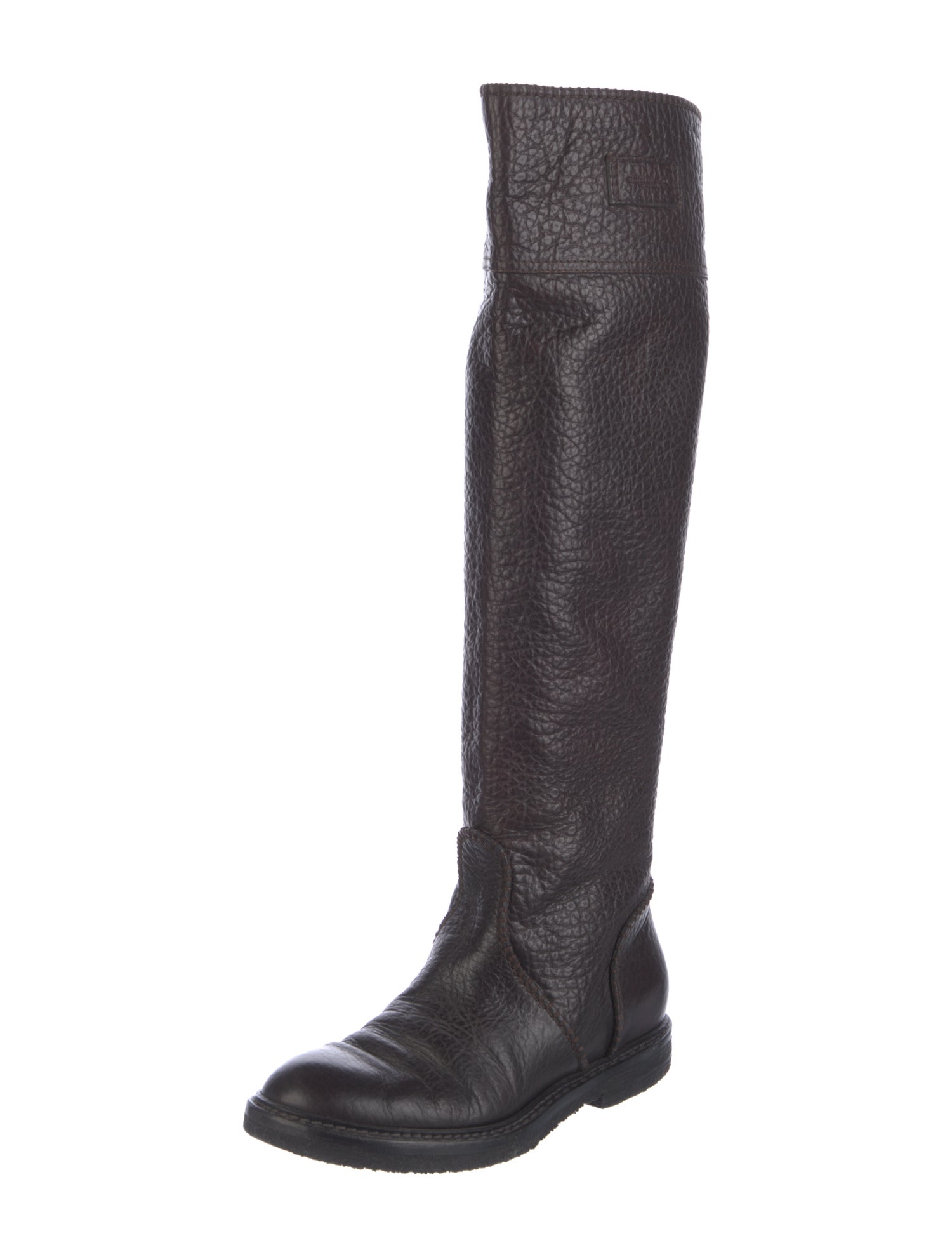 Donna Karan Leather Riding Boots