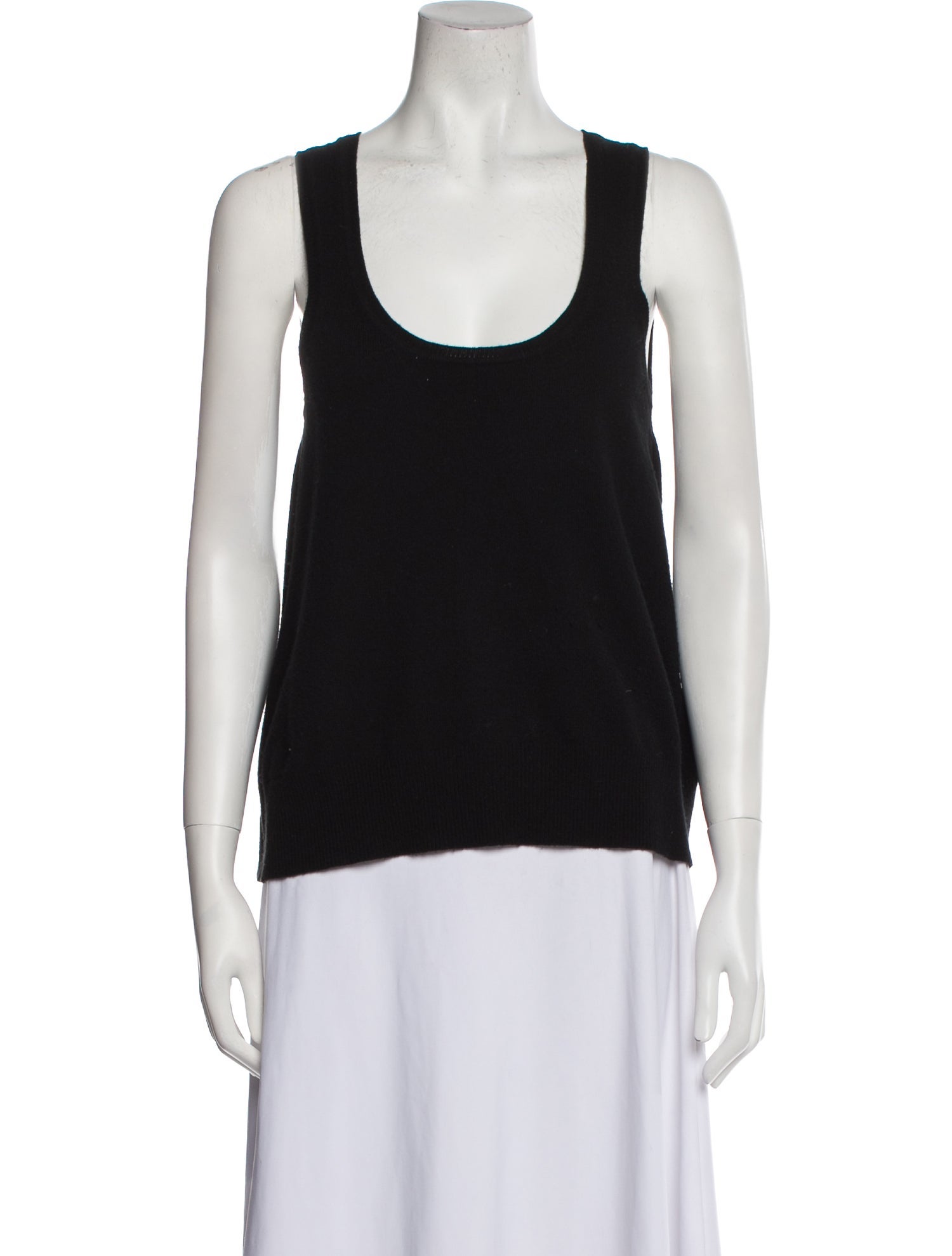 Donna Karan Cashmere Scoop Neck Sweater