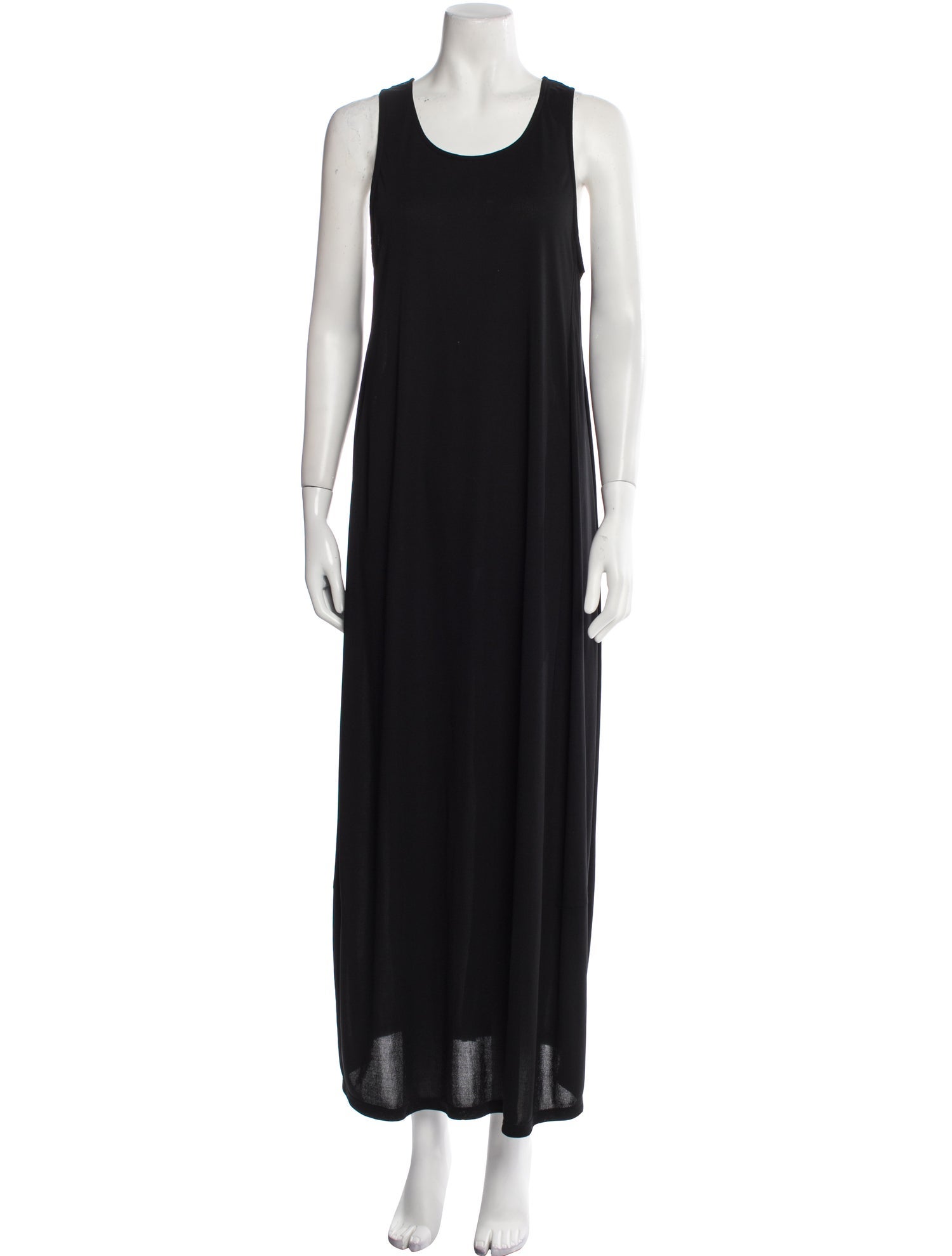 Donna Karan Scoop Neck Long Dress