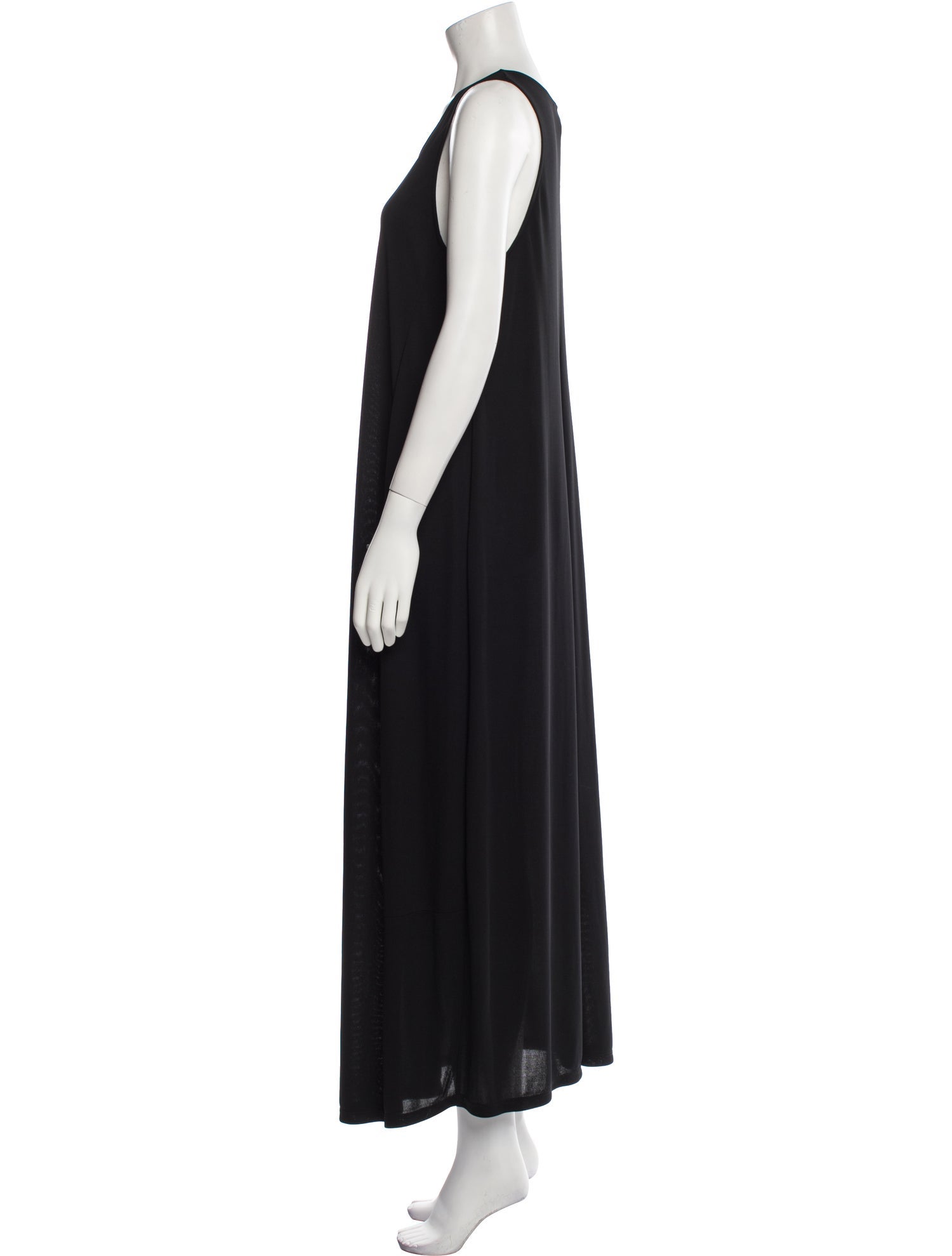Donna Karan Scoop Neck Long Dress