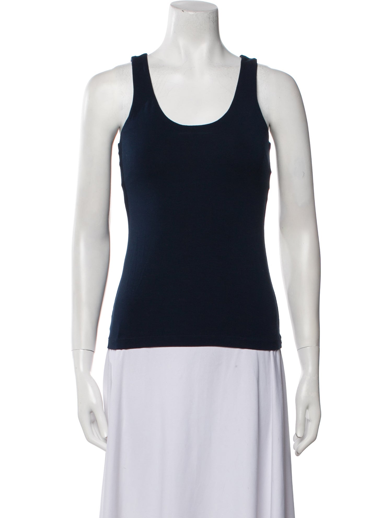 Donna Karan Scoop Neck Sleeveless Top