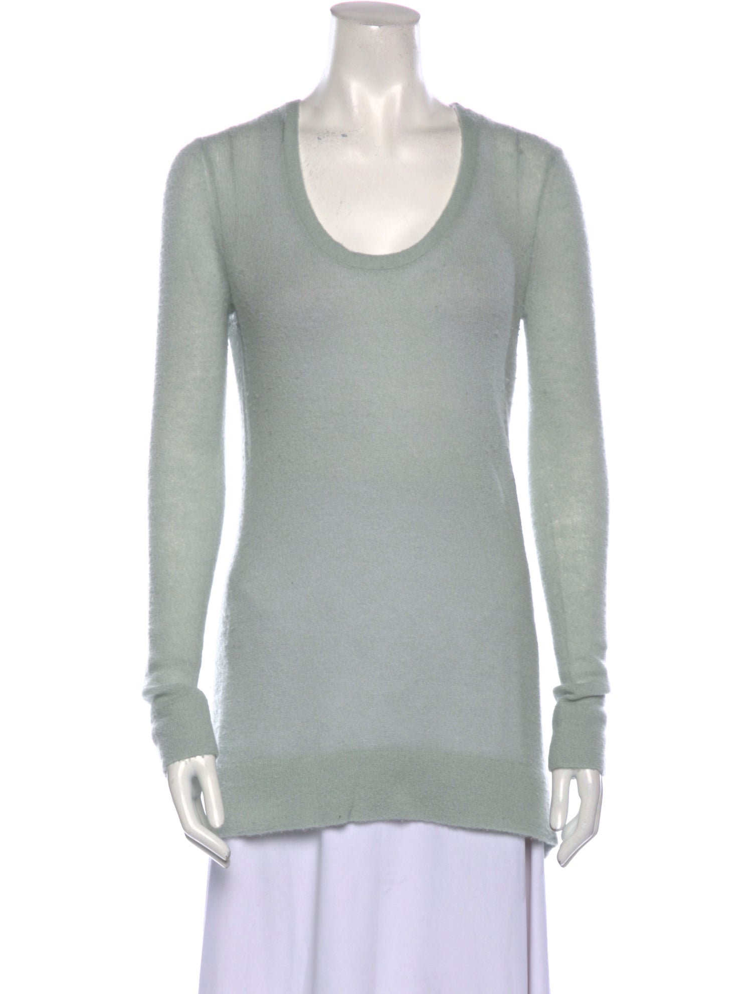 Donna Karan Cashmere Scoop Neck Sweater