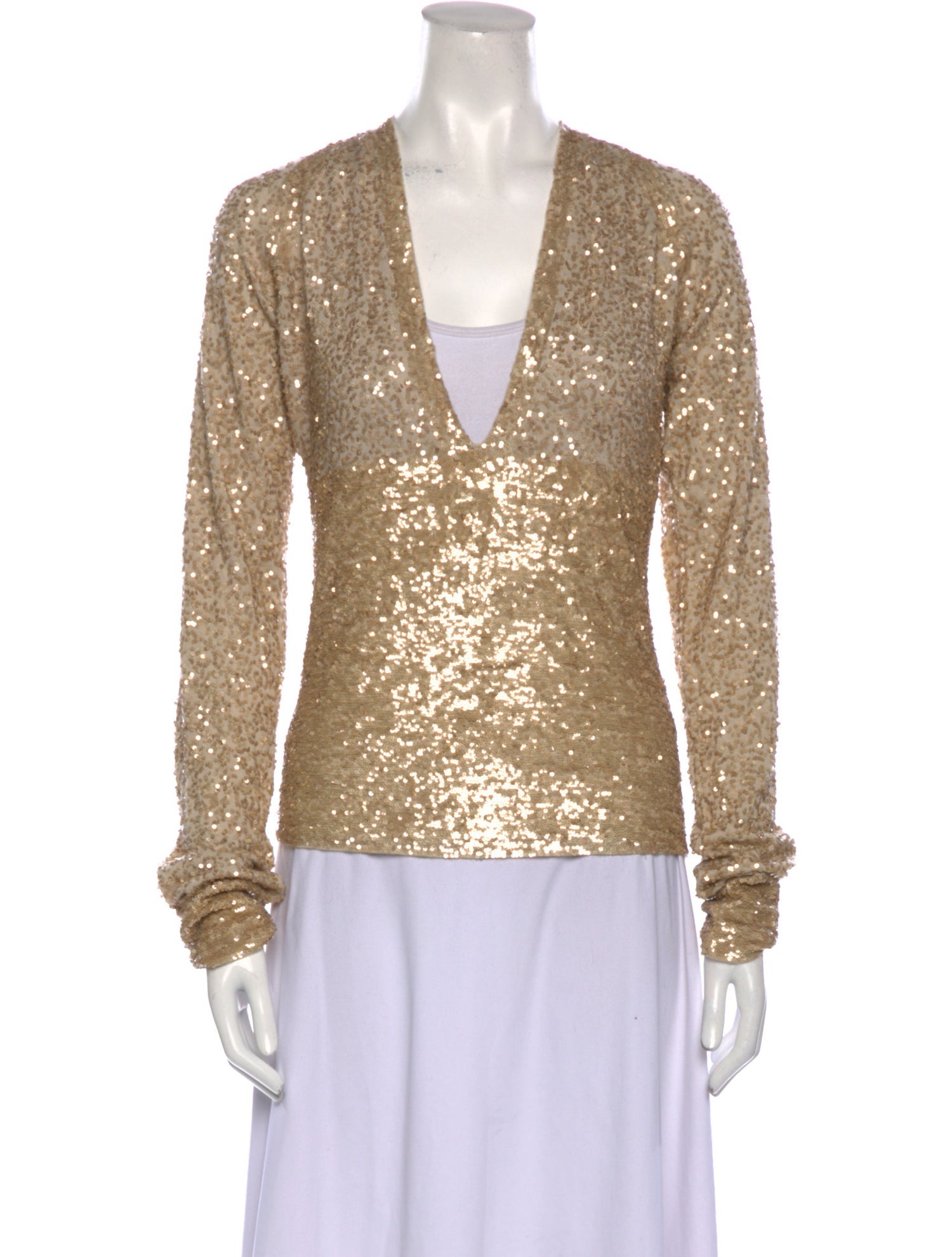 Donna Karan Cashmere V-Neck Sweater