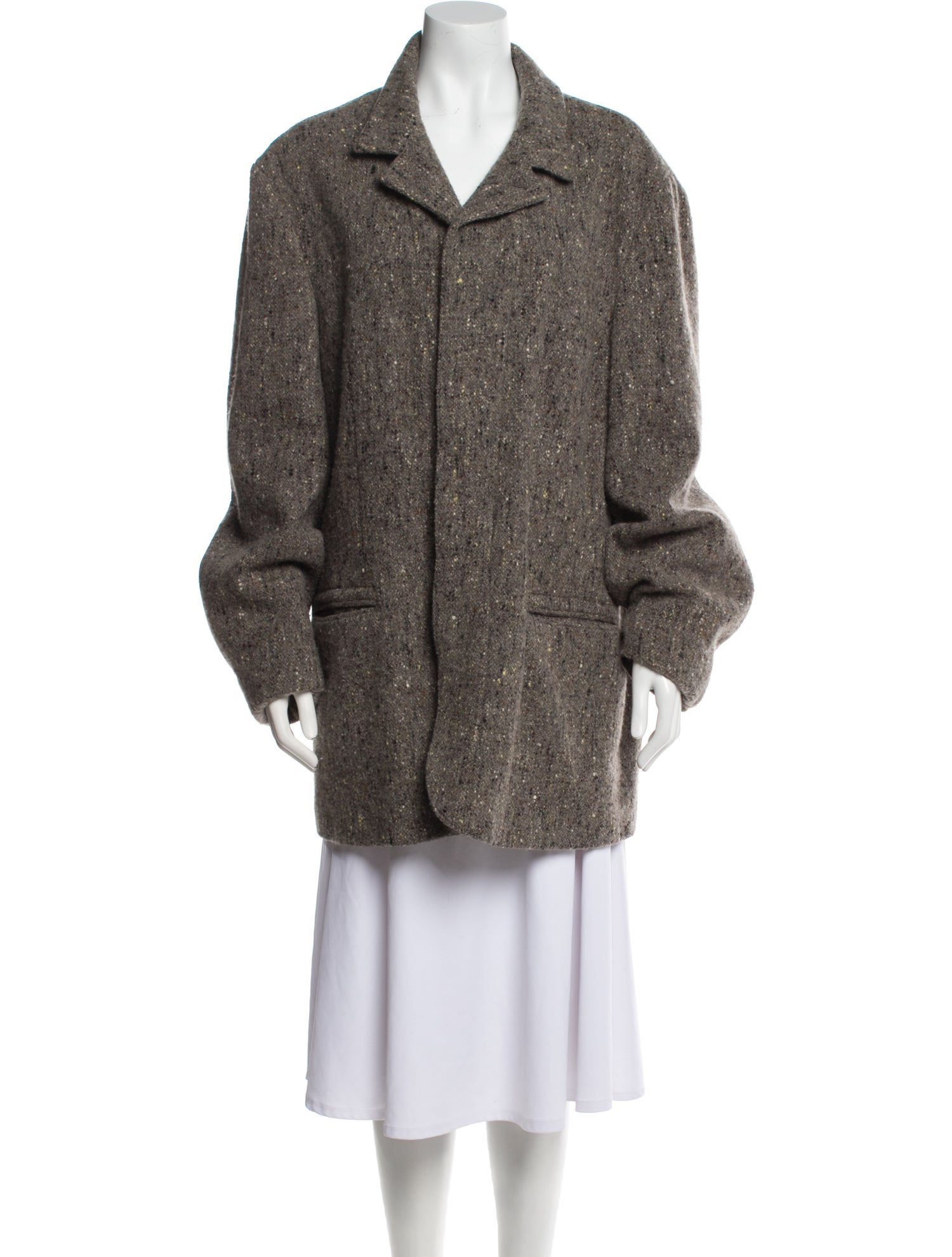 Donna Karan Faux Fur Coat