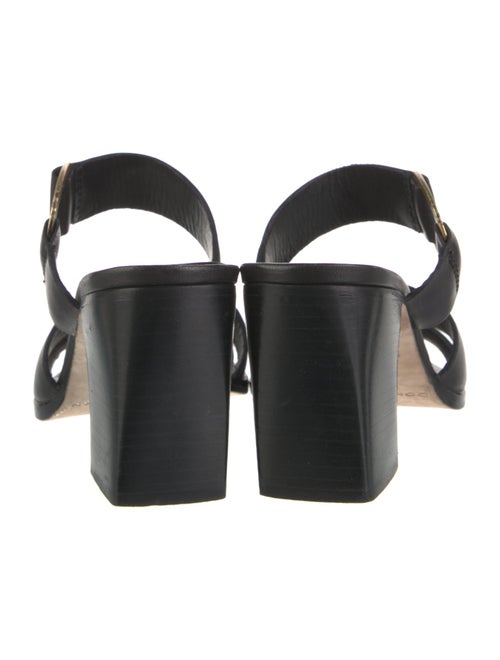 Donna Karan Leather Slides