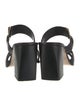Donna Karan Leather Slides