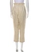 Donna Karan Linen Straight Leg Pants