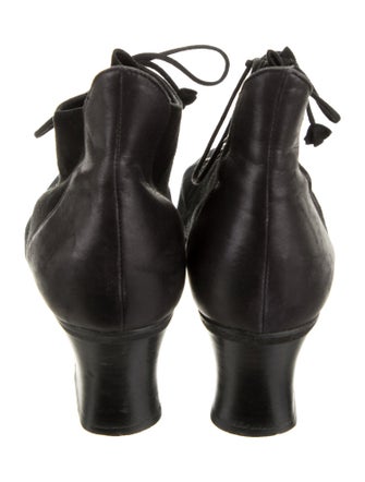 Donna Karan Suede Lace-Up Boots