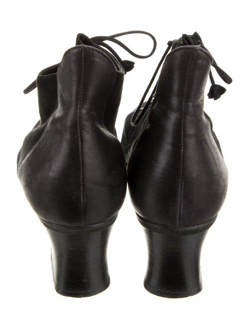 Donna Karan Suede Lace-Up Boots