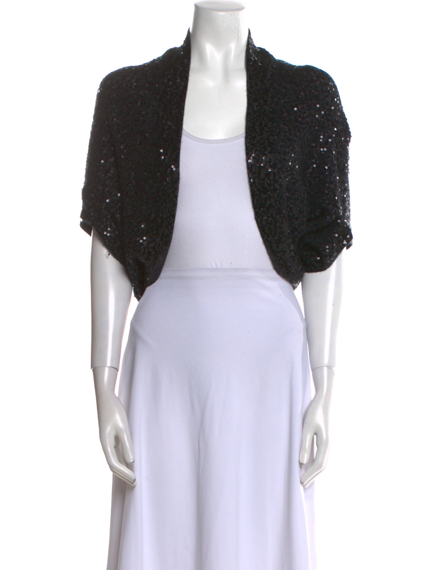 Donna Karan Cashmere Open Front Sweater