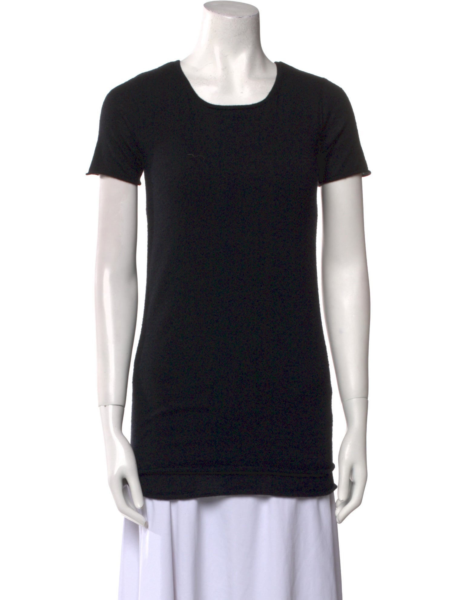 Donna Karan Cashmere Scoop Neck Sweater