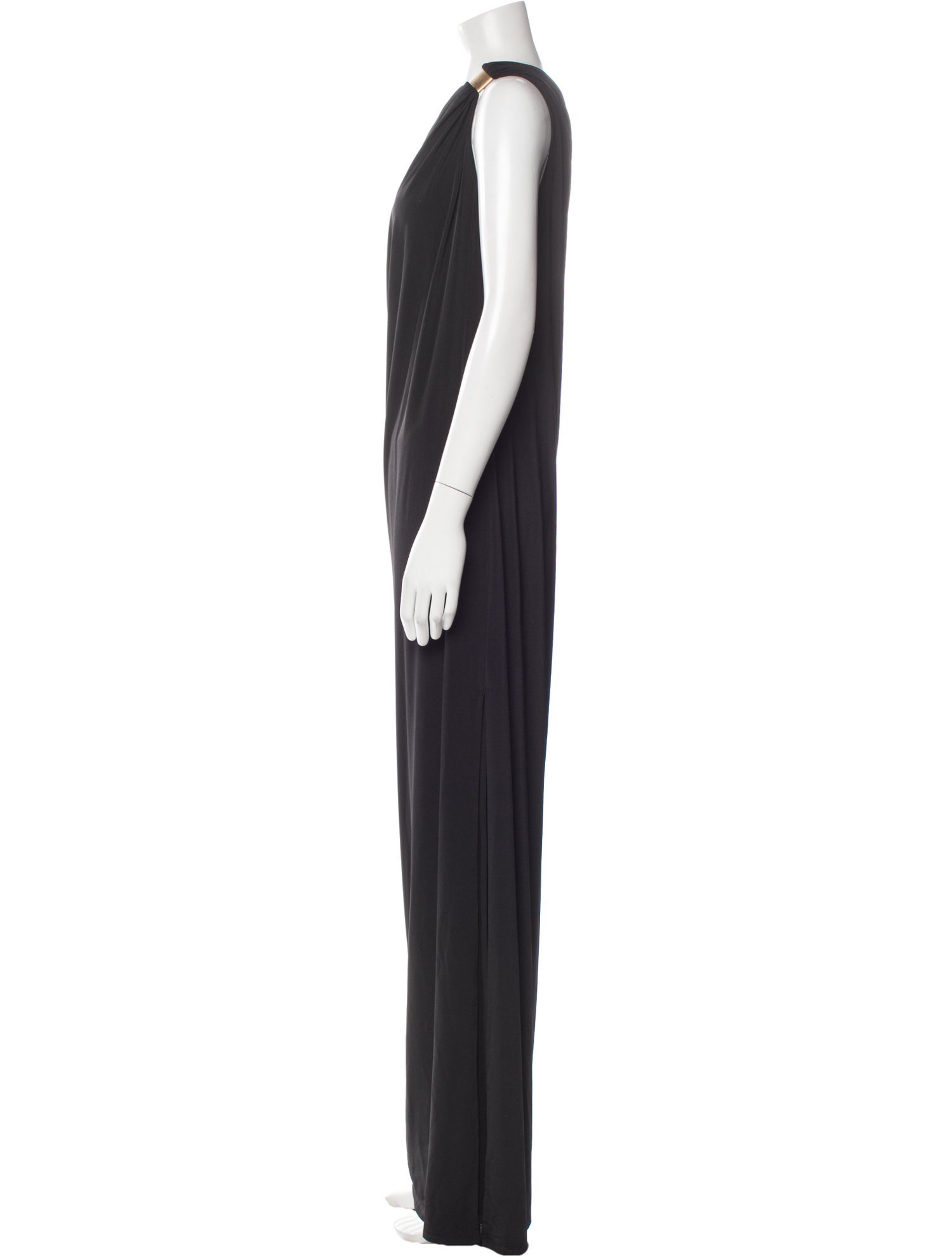 Donna Karan One-Shoulder Long Dress