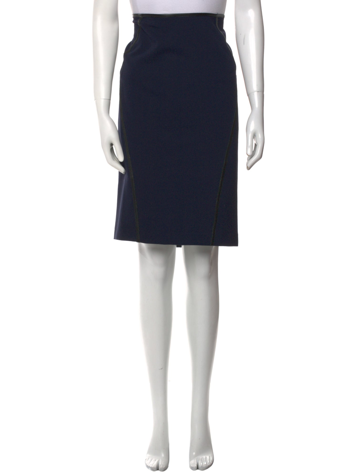 Donna Karan Wool Knee-Length Skirt