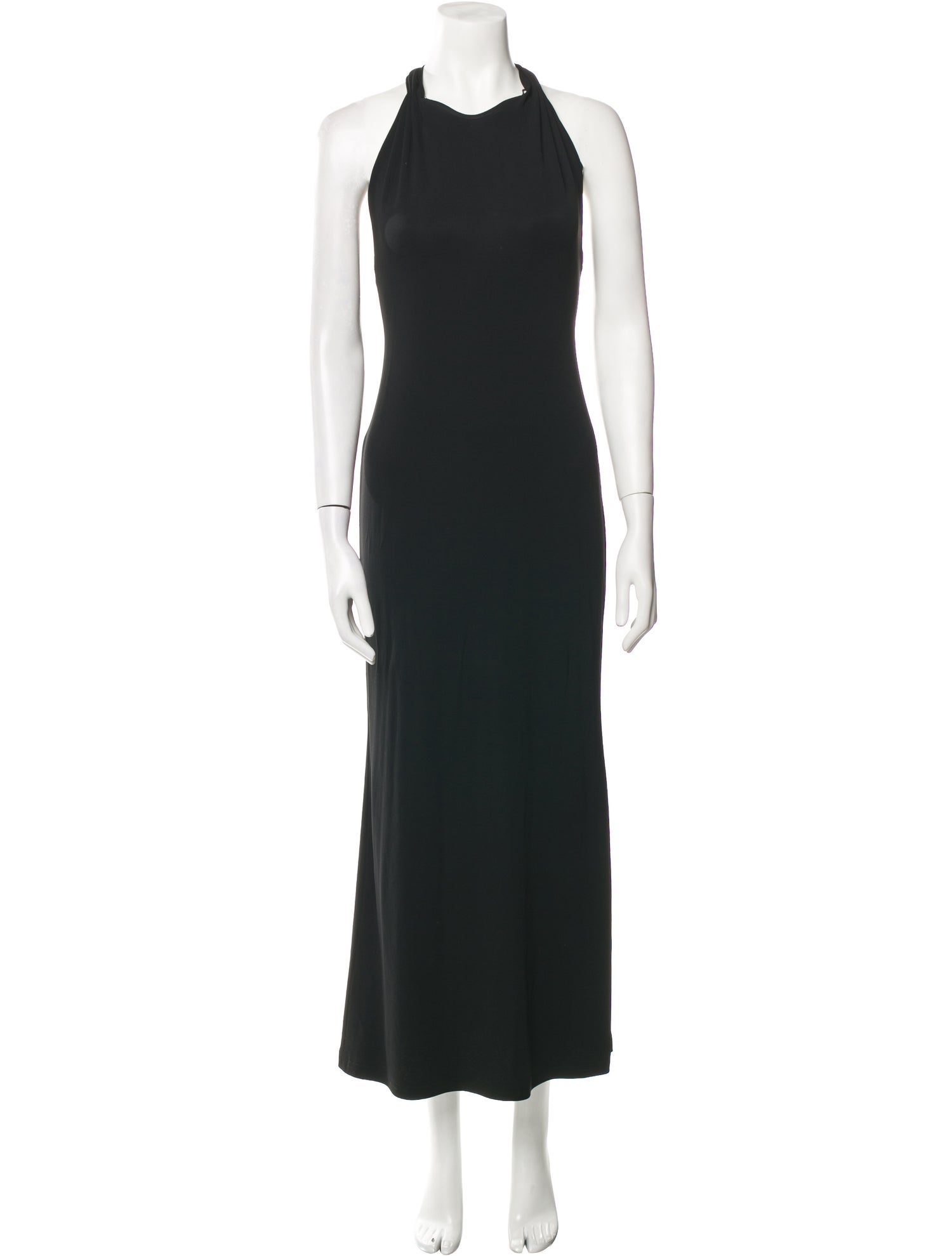 Donna Karan Halterneck Long Dress