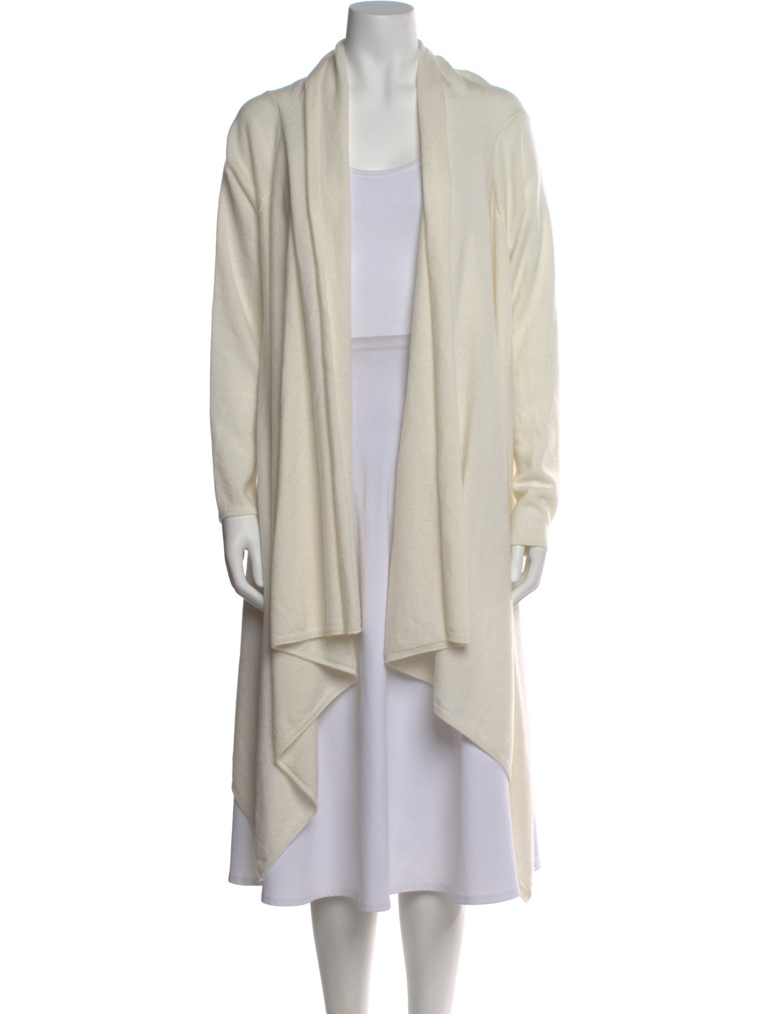 Donna Karan Cashmere Open Front Sweater