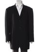 Donna Karan Wool Pleated Accents Blazer