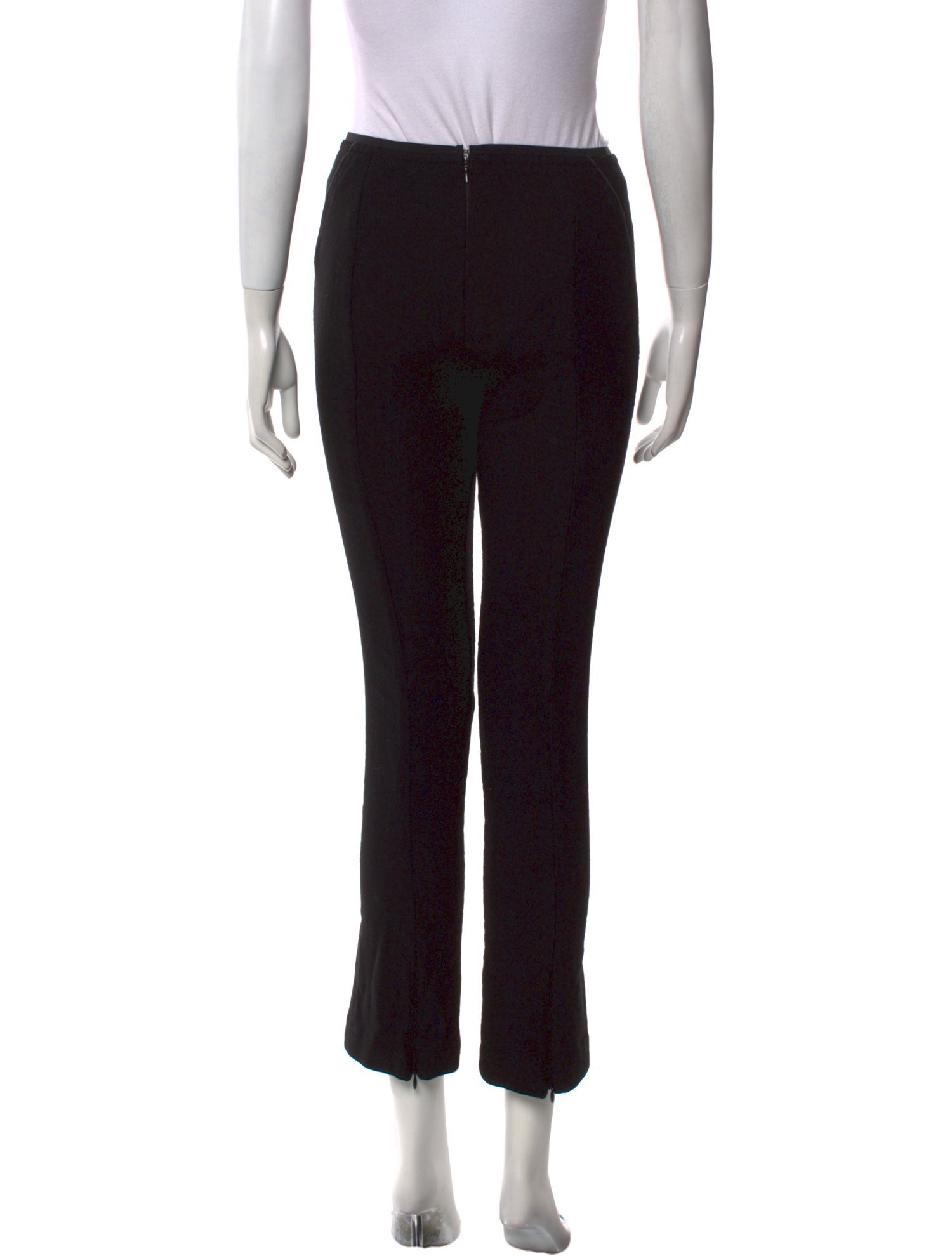 Donna Karan Wool Straight Leg Pants
