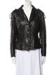 Donna Karan Leather Biker Jacket