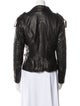 Donna Karan Leather Biker Jacket