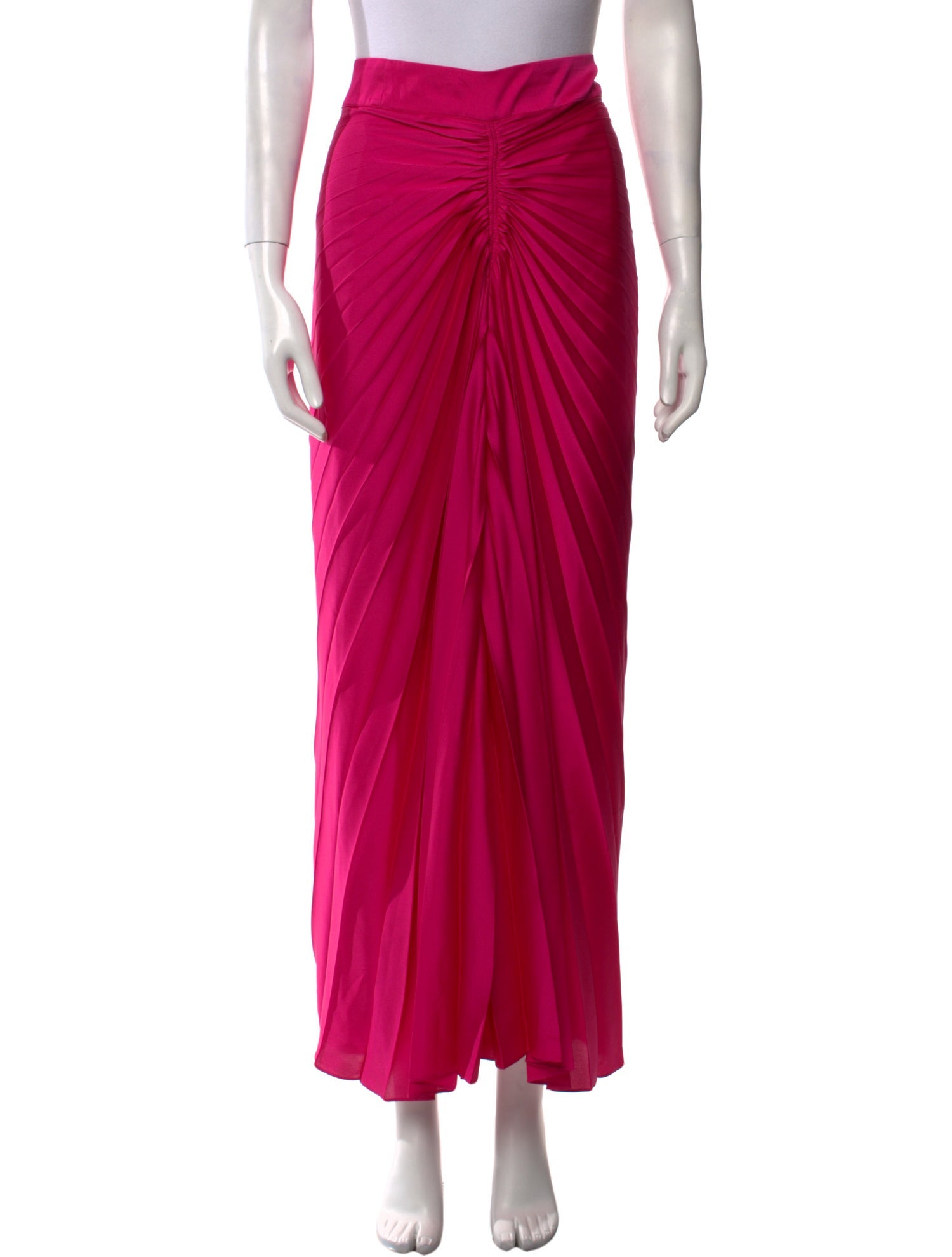 Donna Karan Ruffle Embellishment Long Skirt