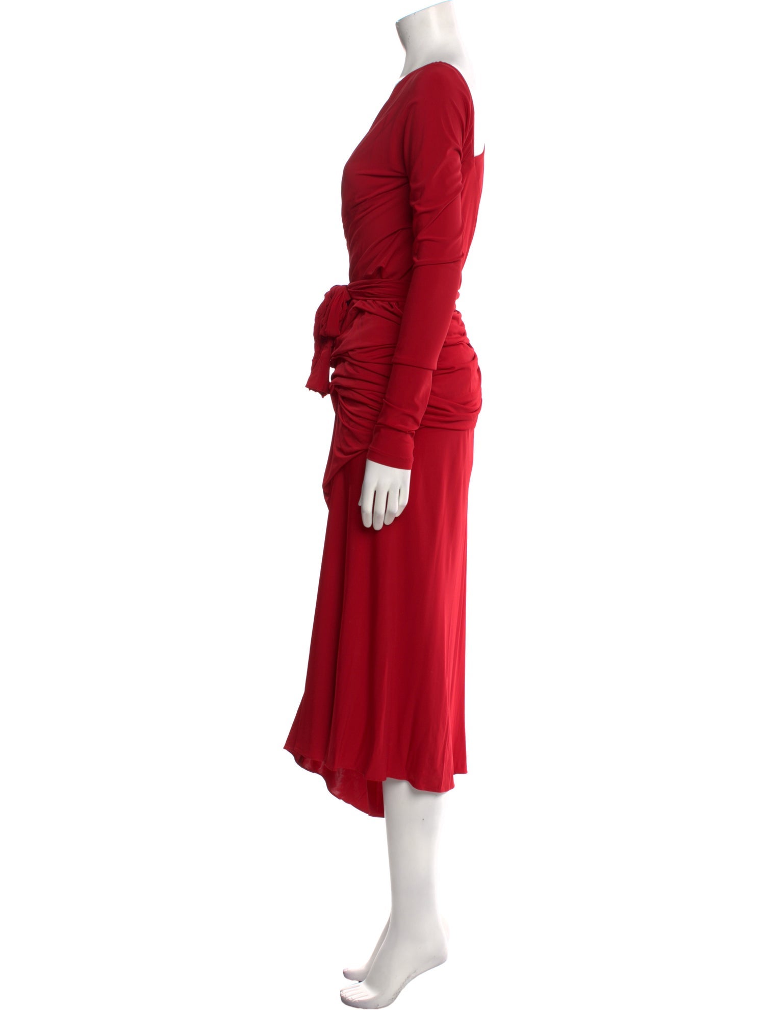 Donna Karan One-Shoulder Long Dress