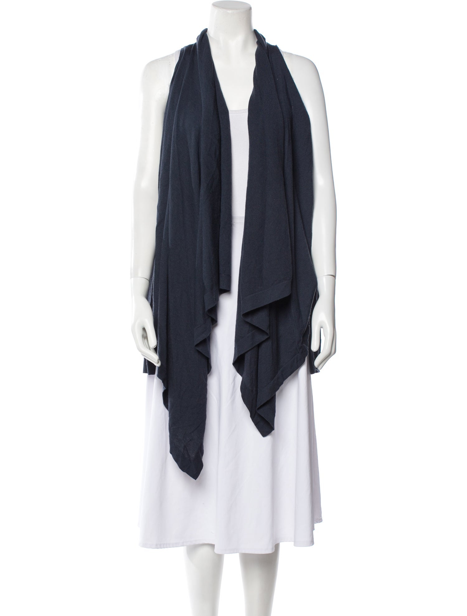 Donna Karan Cashmere Open Front Sweater