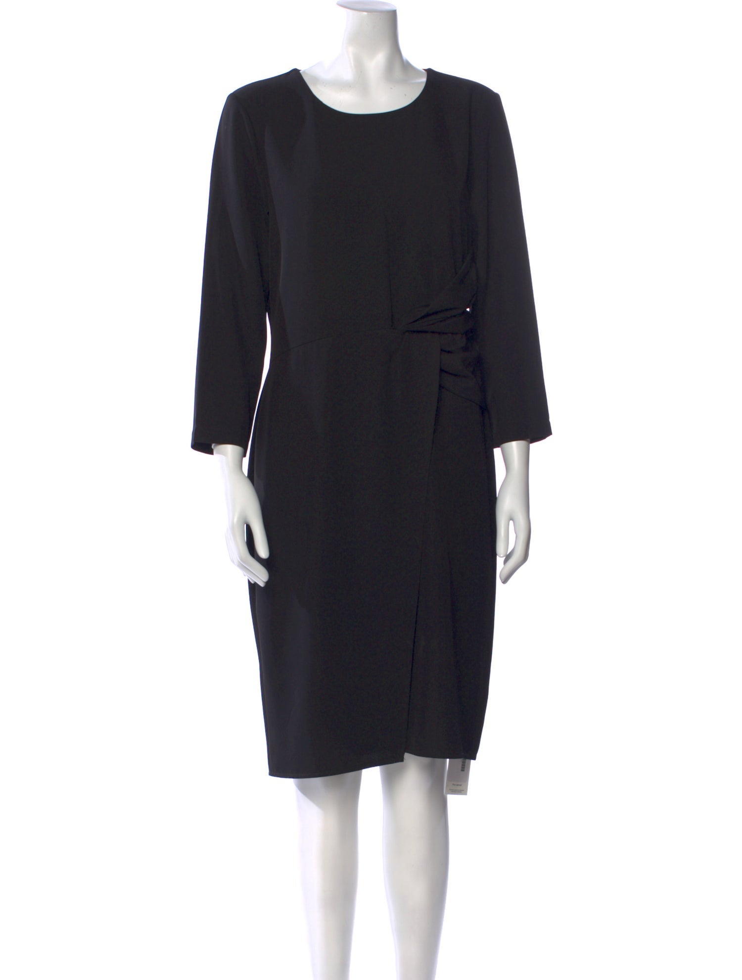 Max Mara V-Neck Mini Dress - Black Dresses, Clothing