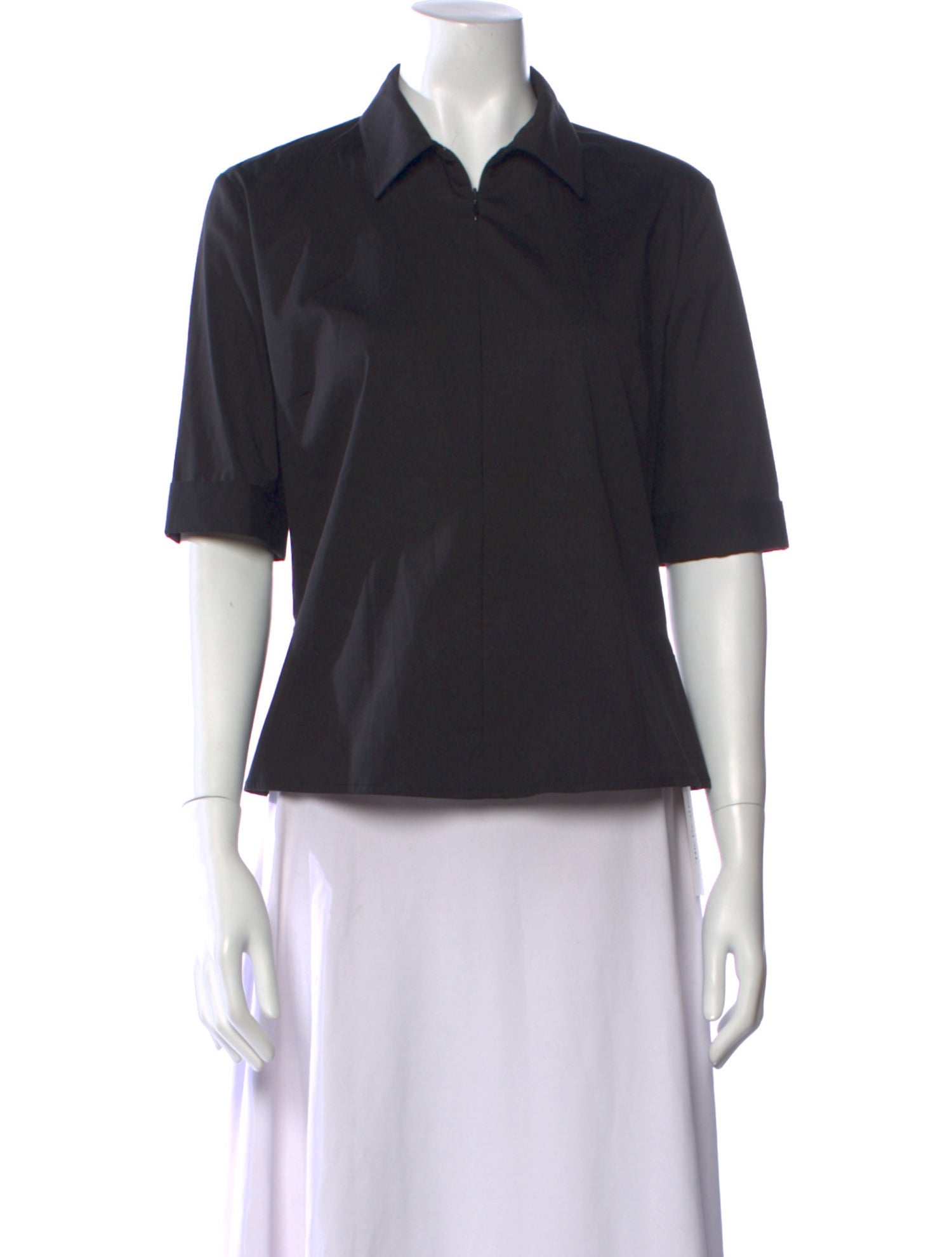 Donna Karan Short Sleeve Polo