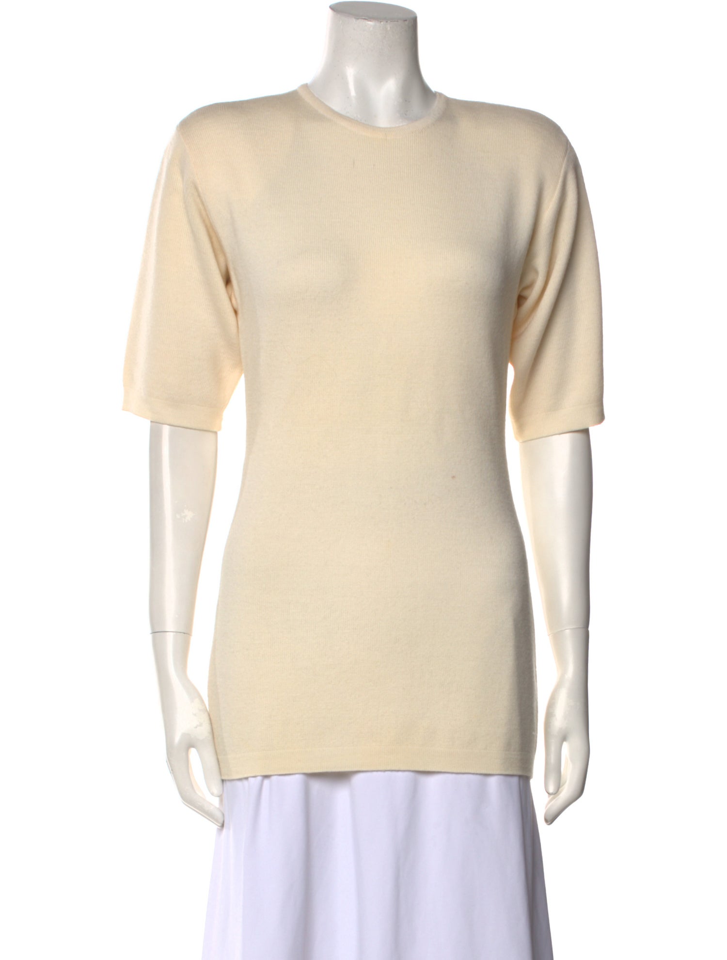Donna Karan Wool Crew Neck Sweater