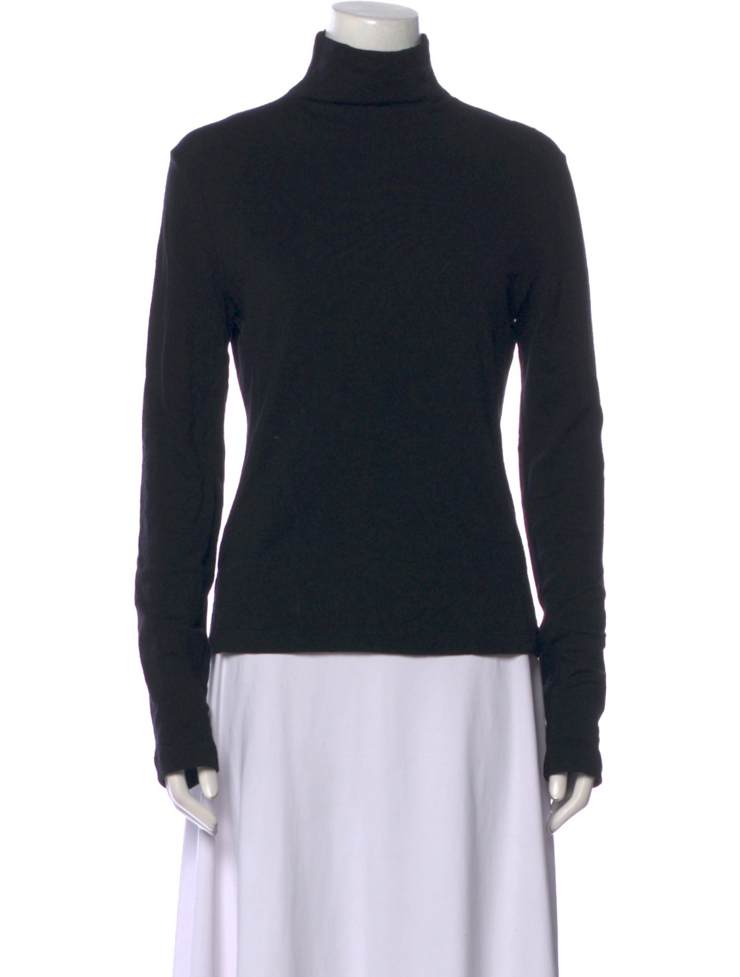 Donna Karan Wool Turtleneck Sweatshirt