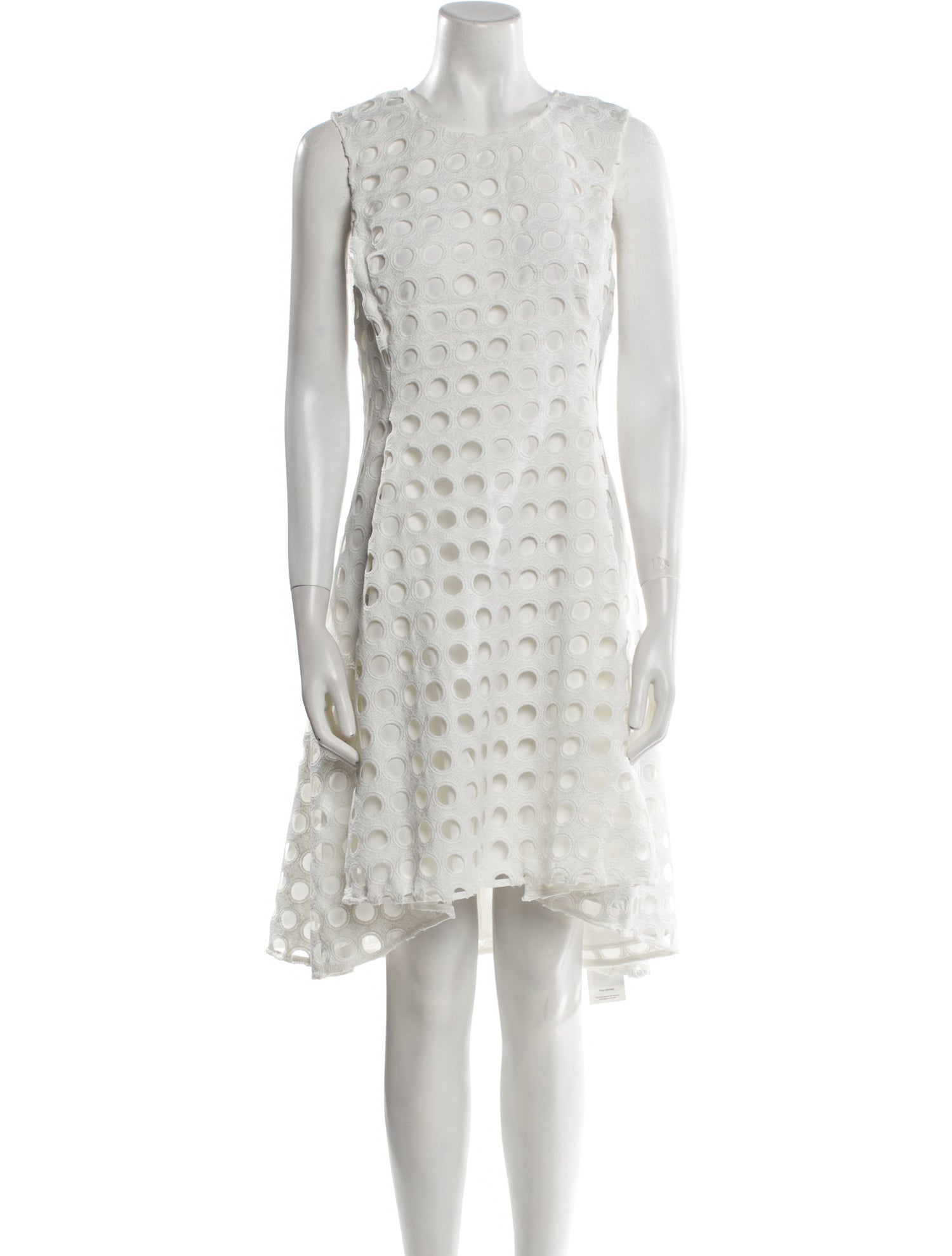 Donna Karan Lace Pattern Knee-Length Dress