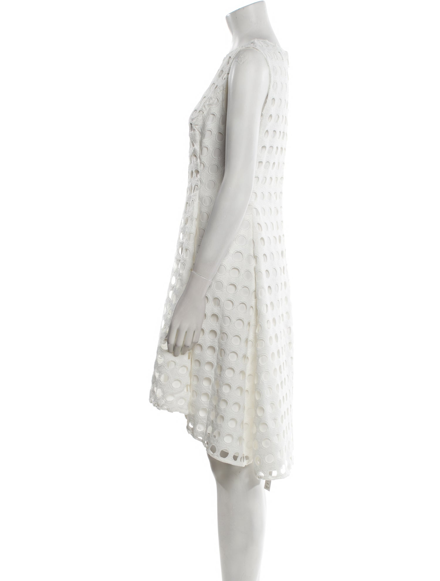 Donna Karan Lace Pattern Knee-Length Dress