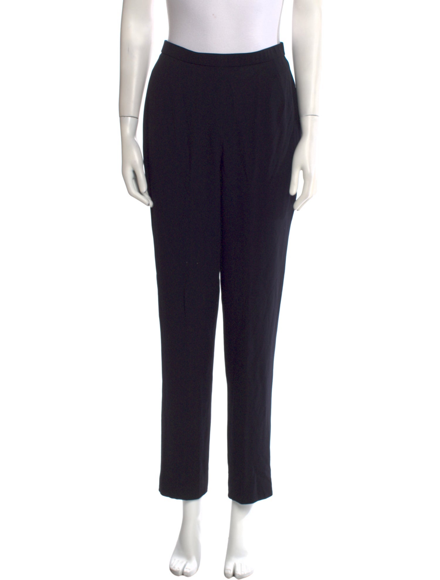Donna Karan Wool Straight Leg Pants