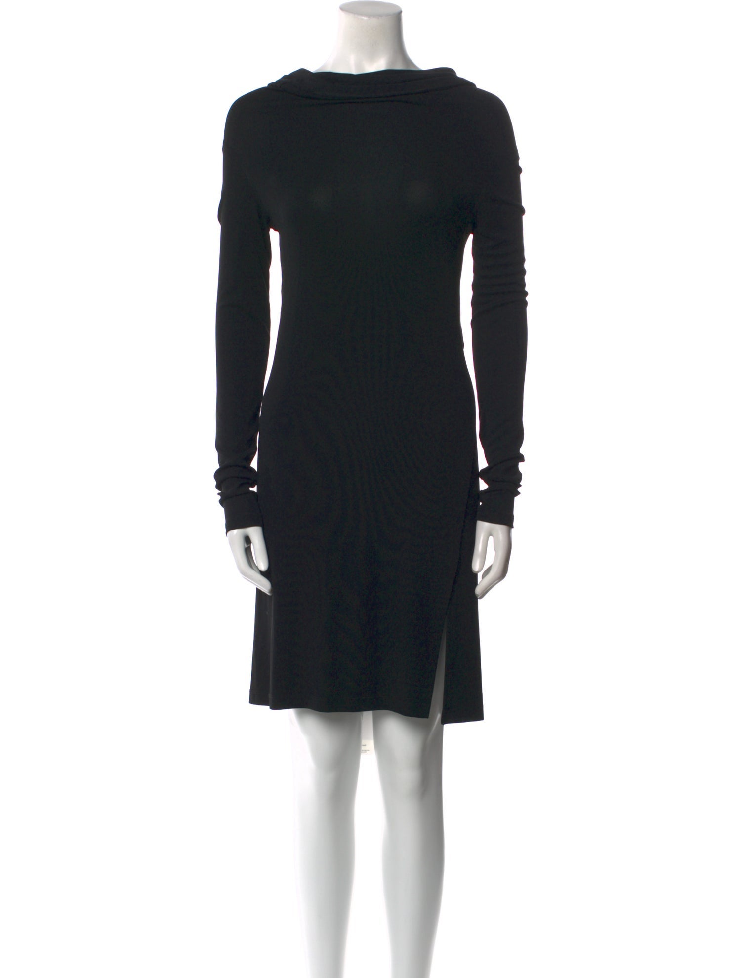 Donna Karan Bateau Neckline Mini Dress