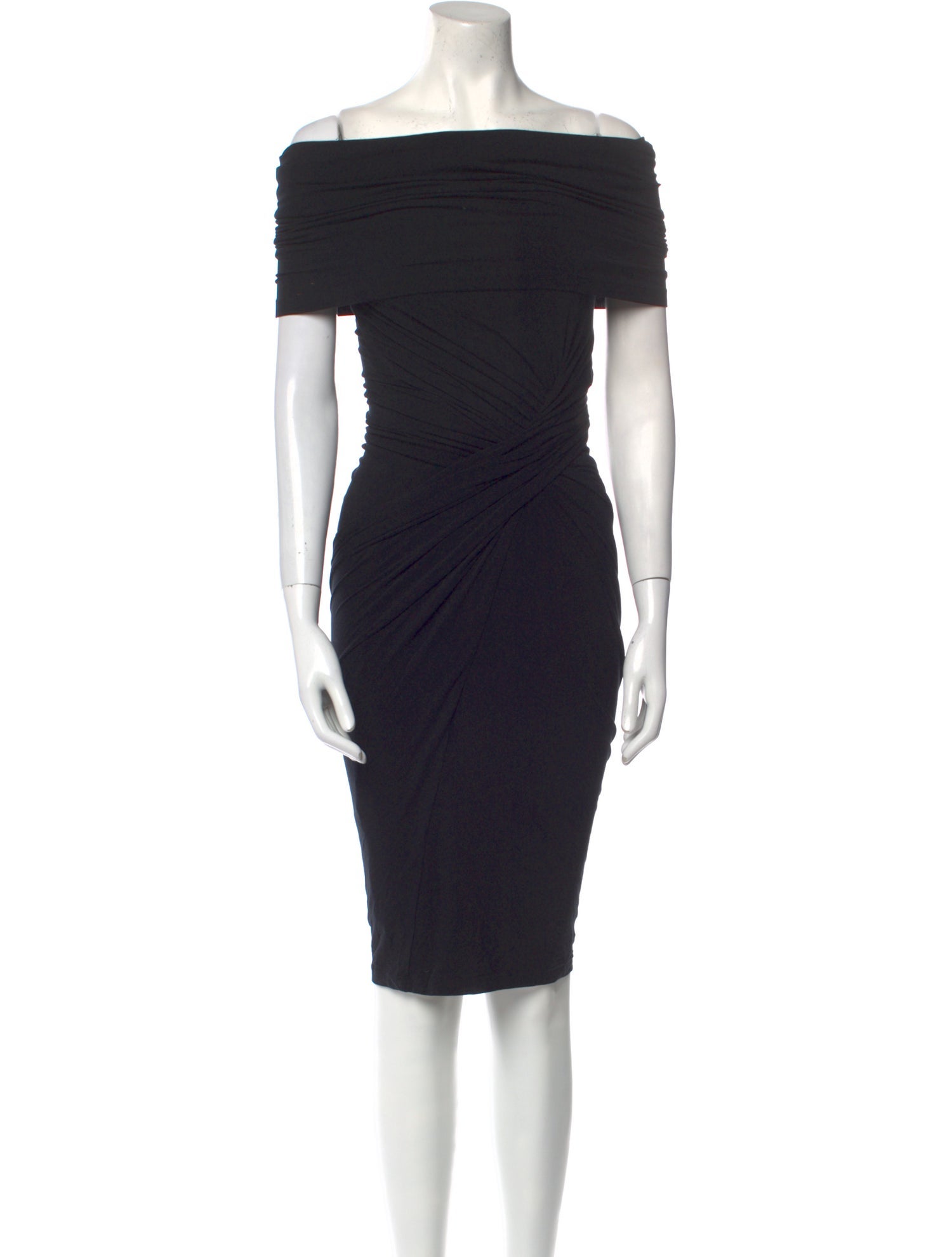 Donna Karan Off-The-Shoulder Mini Dress