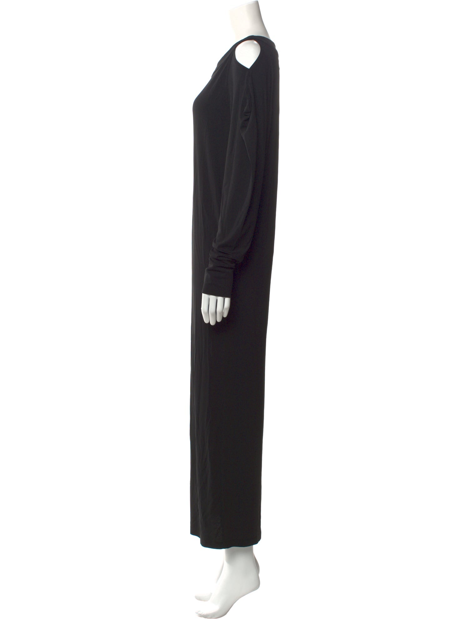 Donna Karan Crew Neck Long Dress