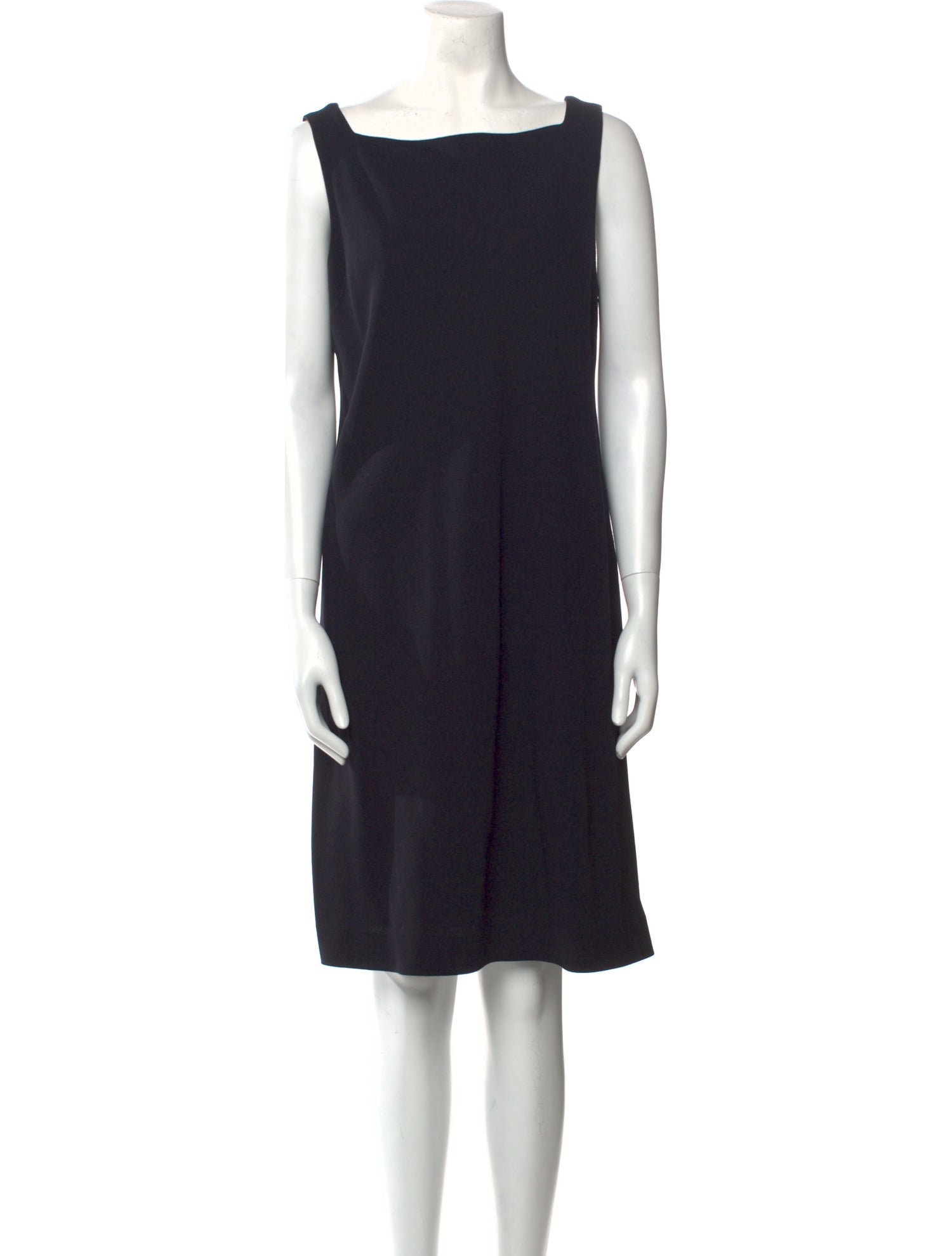 Donna Karan Virgin Wool Knee-Length Dress