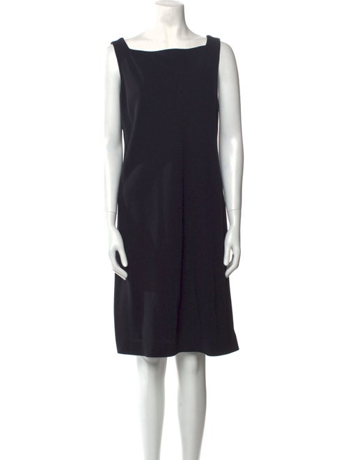 Donna Karan Virgin Wool Knee-Length Dress