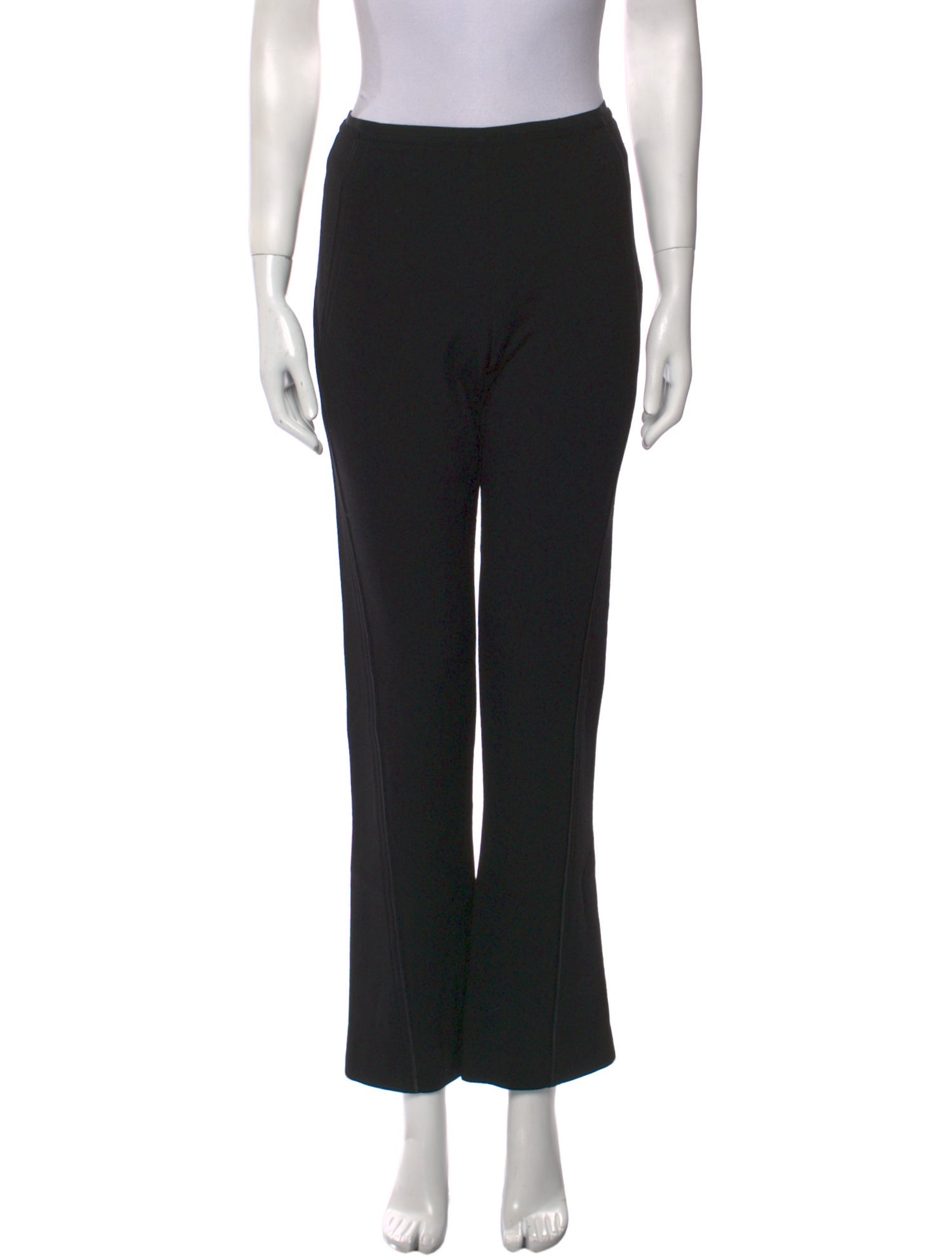Donna Karan Wool Straight Leg Pants