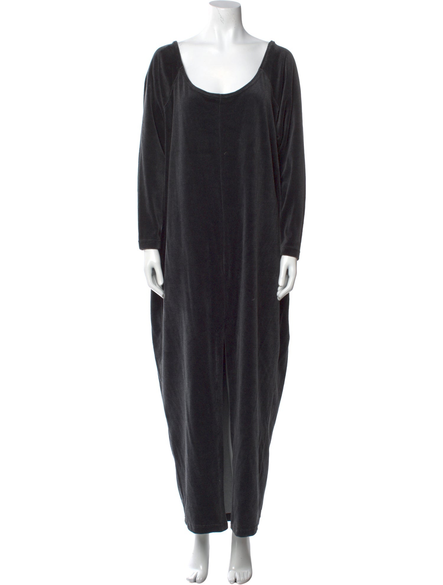 Donna Karan Scoop Neck Long Dress